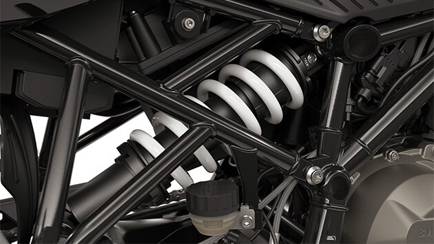 The adjustable suspension strut of the F 450 GS from BMW Motorrad