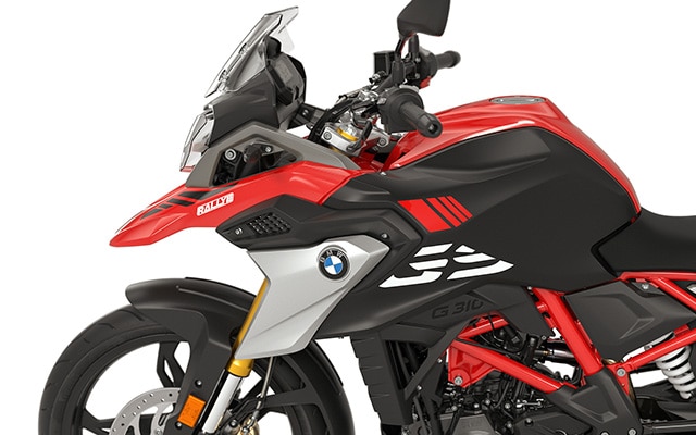 Vemos la clásica flyline de la G 310 GS.
