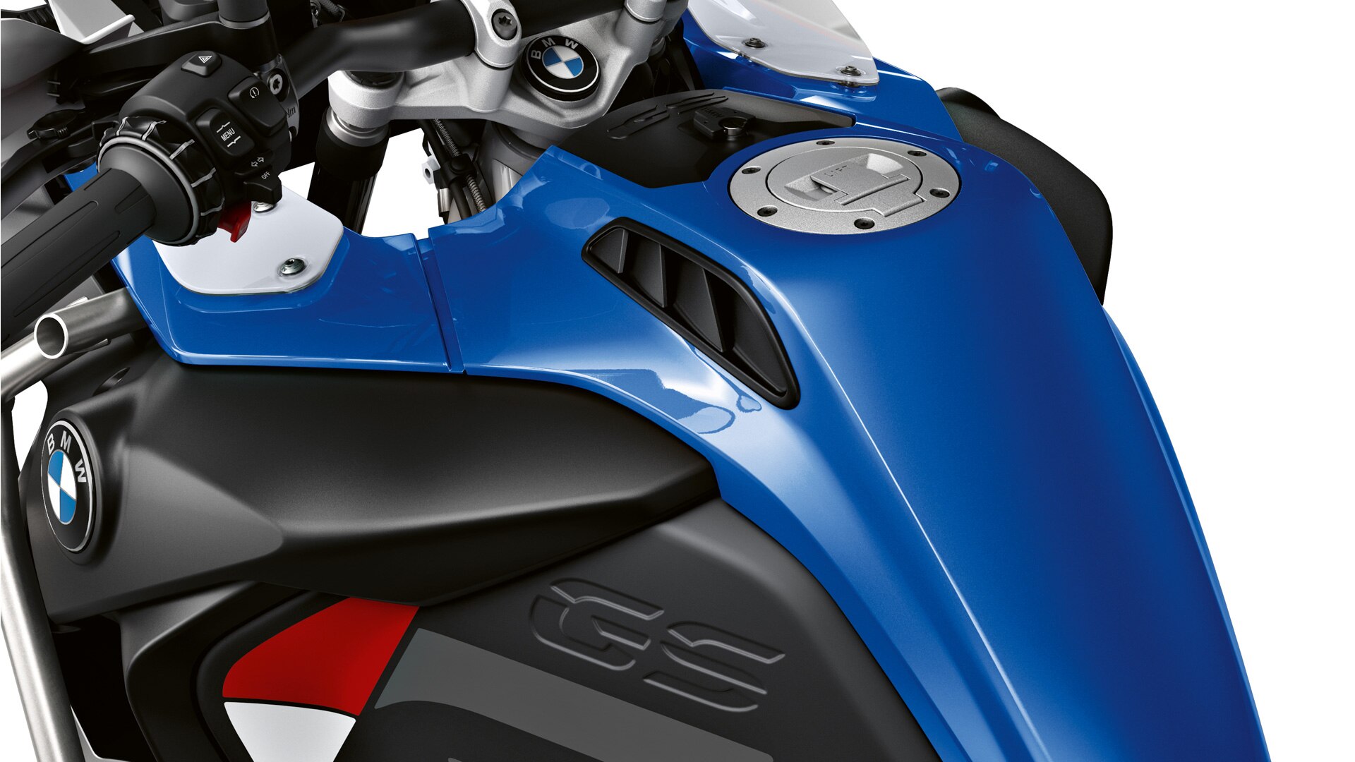 Vemos el depósito de 30 litros de la R 1250 GS Adventure.