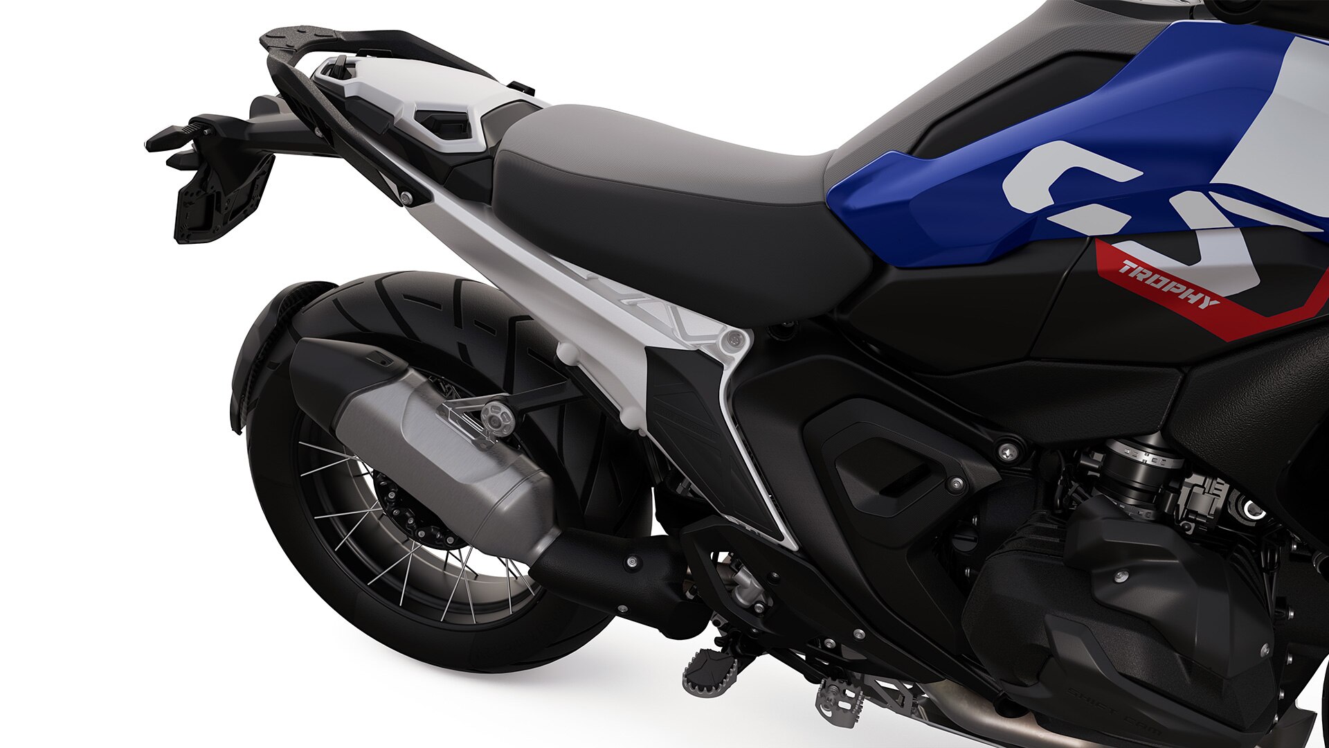 La zaga para modo en solitario de la R 1300 GS Trophy de BMW Motorrad